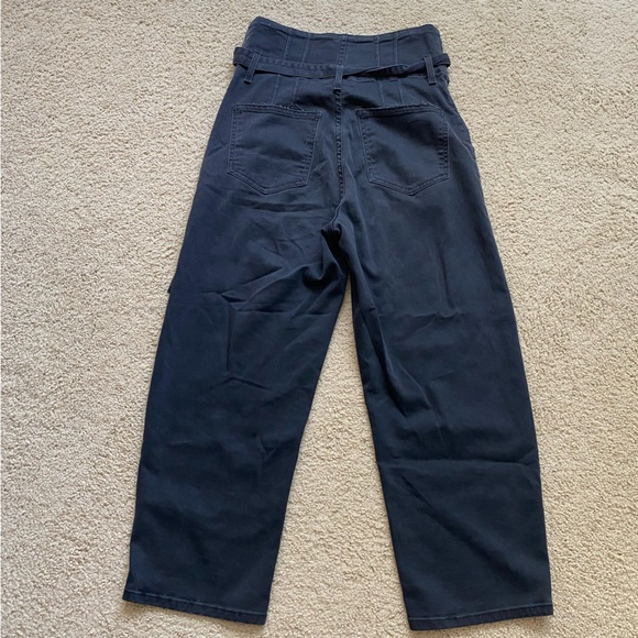 Current Elliot The Corset Paperbag High Rise Cropped Leg Denim Jean Edgebrook 27 - Picture 5 of 12